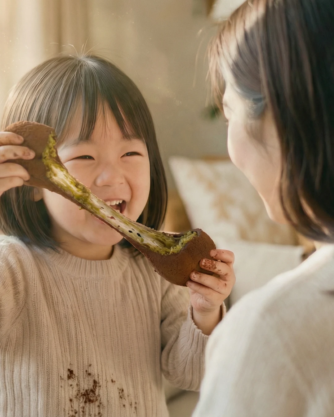 Mother and child sharing a moment